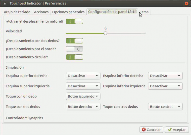 Touchpad Indicator o como gestionar tu touchpad en Linux atareao con Linux