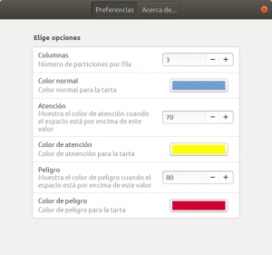 Conocer el estado de tus particiones de un vistazo en Ubuntu. Configuración.