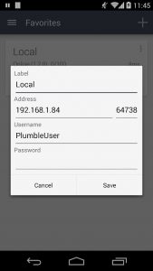 Mumble en un VPS. Configuración del cliente en Android.