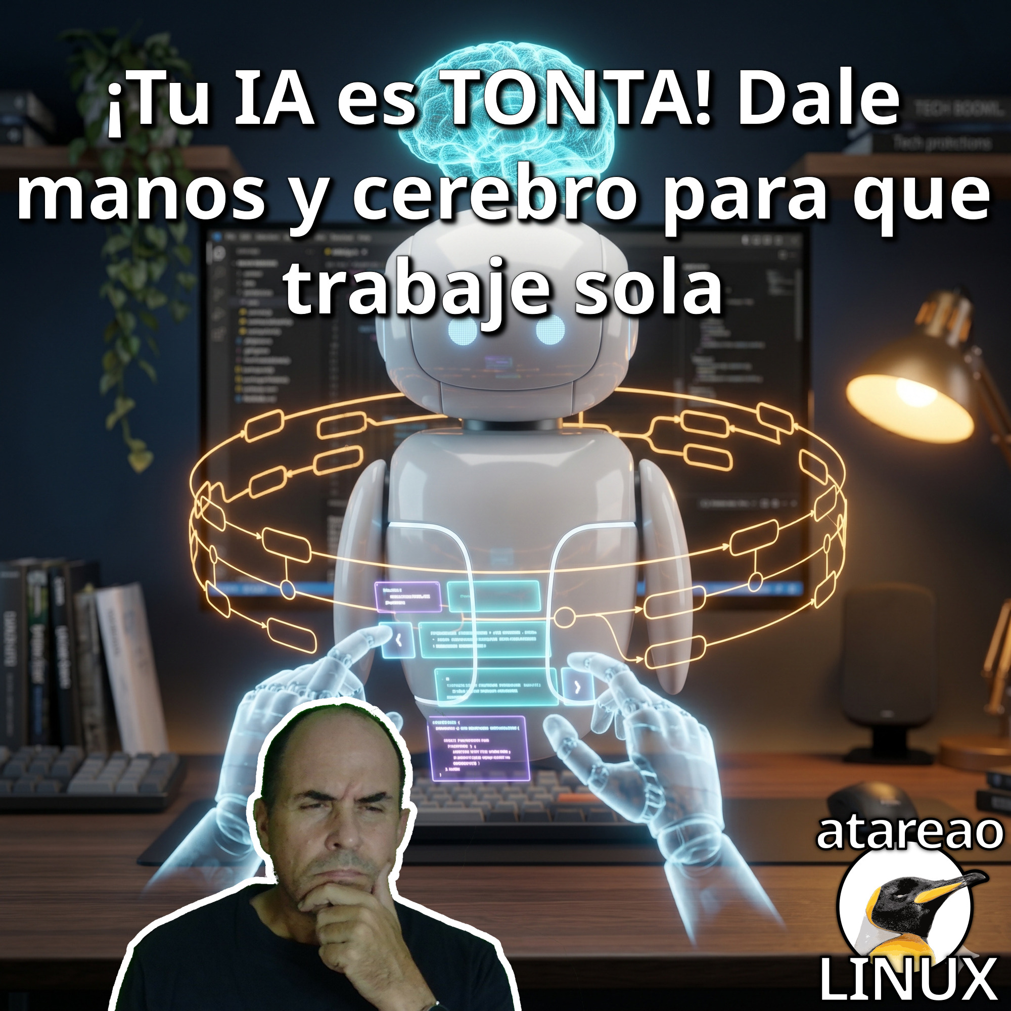 ¡Tu IA es TONTA! Dale manos y cerebro
