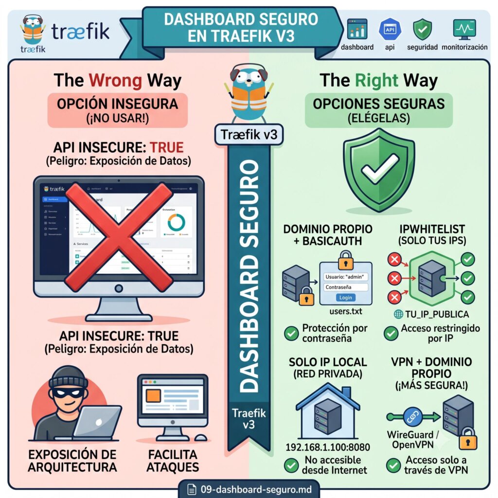Dashboard seguro para Traefik