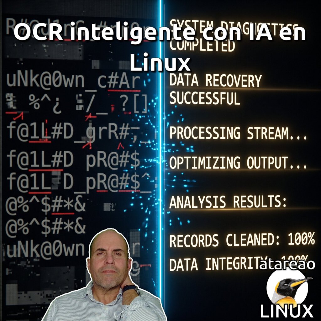 OCR inteligente con IA en Linux