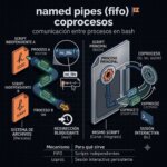 Named Pipes (FIFO) y Coprocesos en Bash