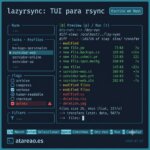 lazyrsync: una TUI para rsync que te hará olvidar los flags
