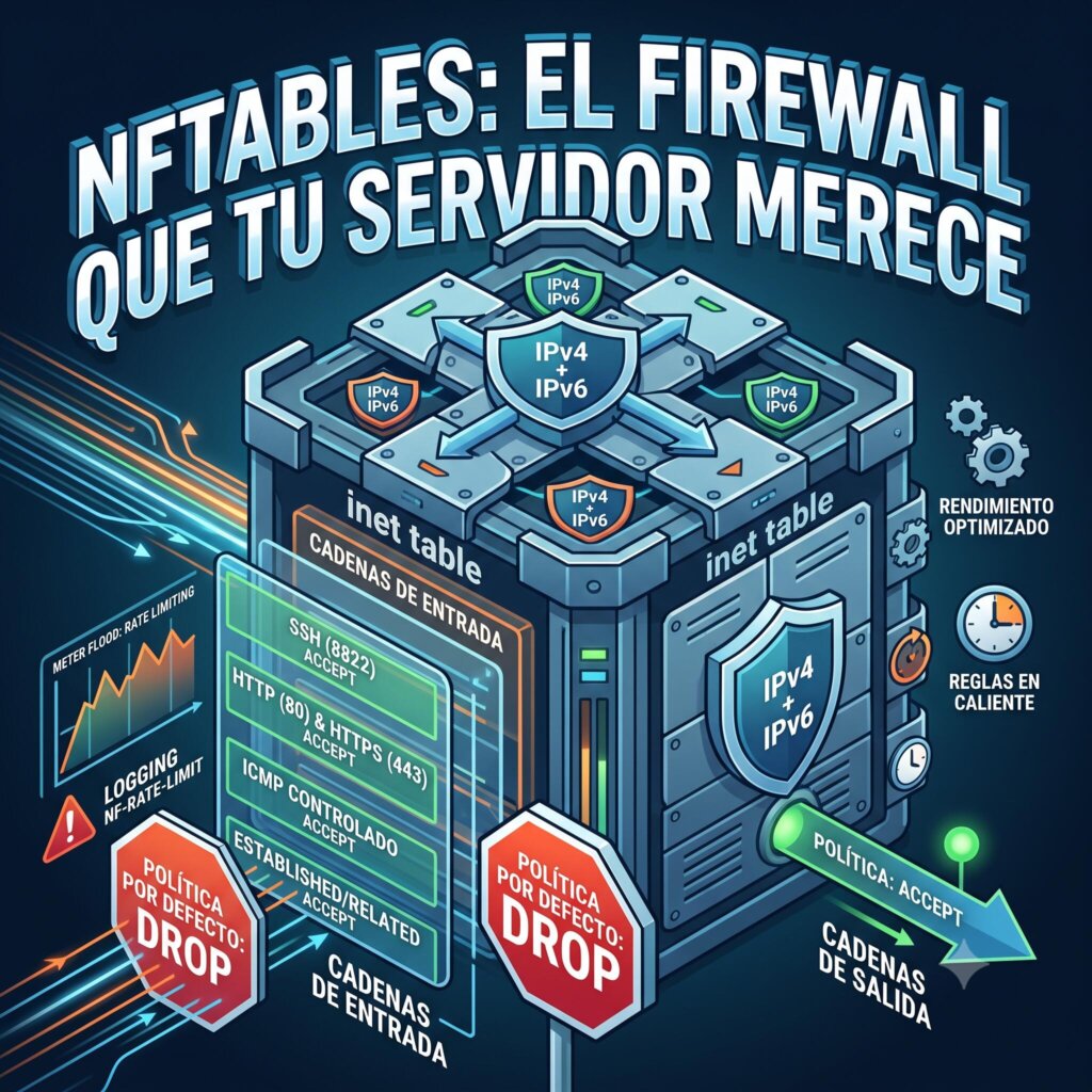 nftables, el firewall que tu servidor merece