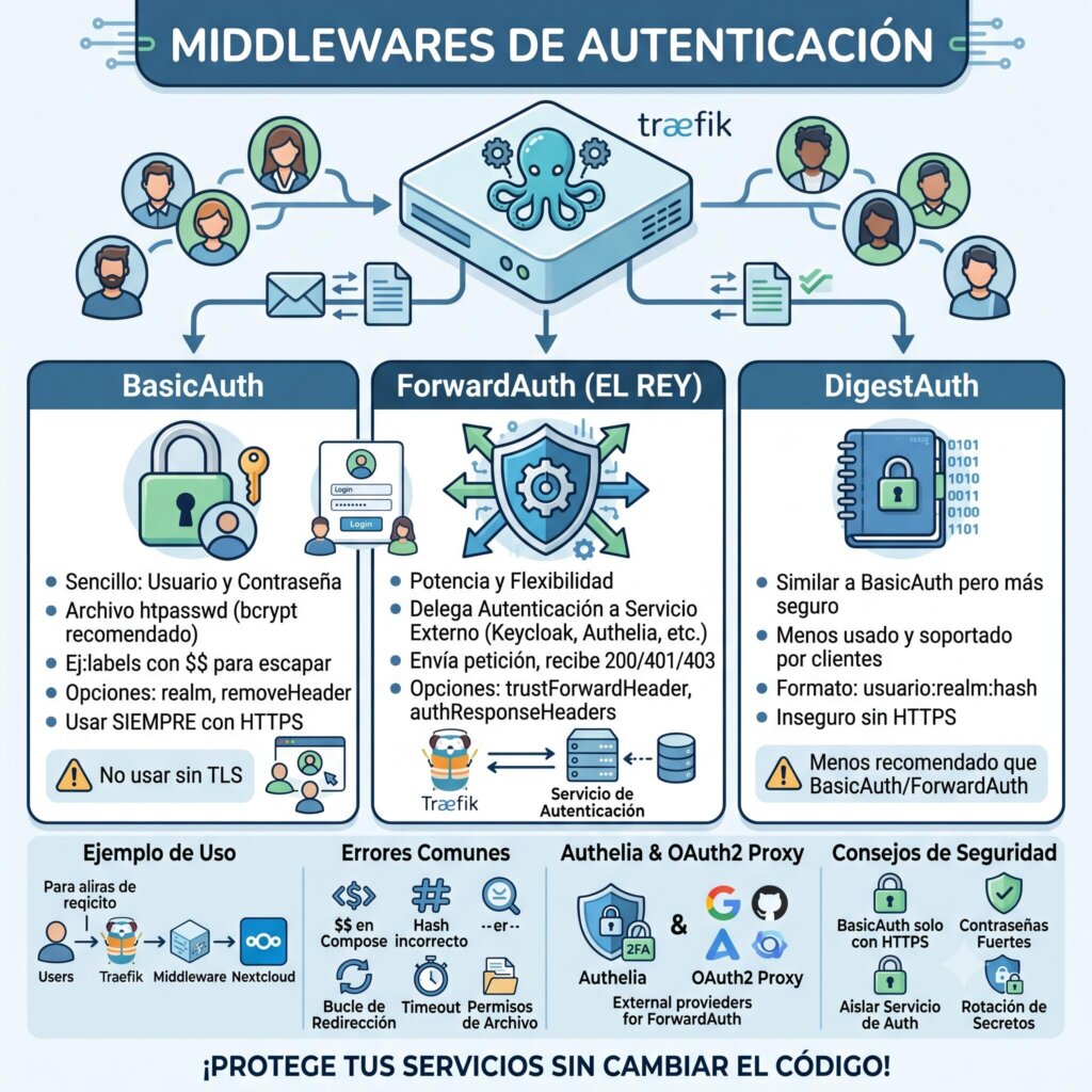 Middlewares de autenticación