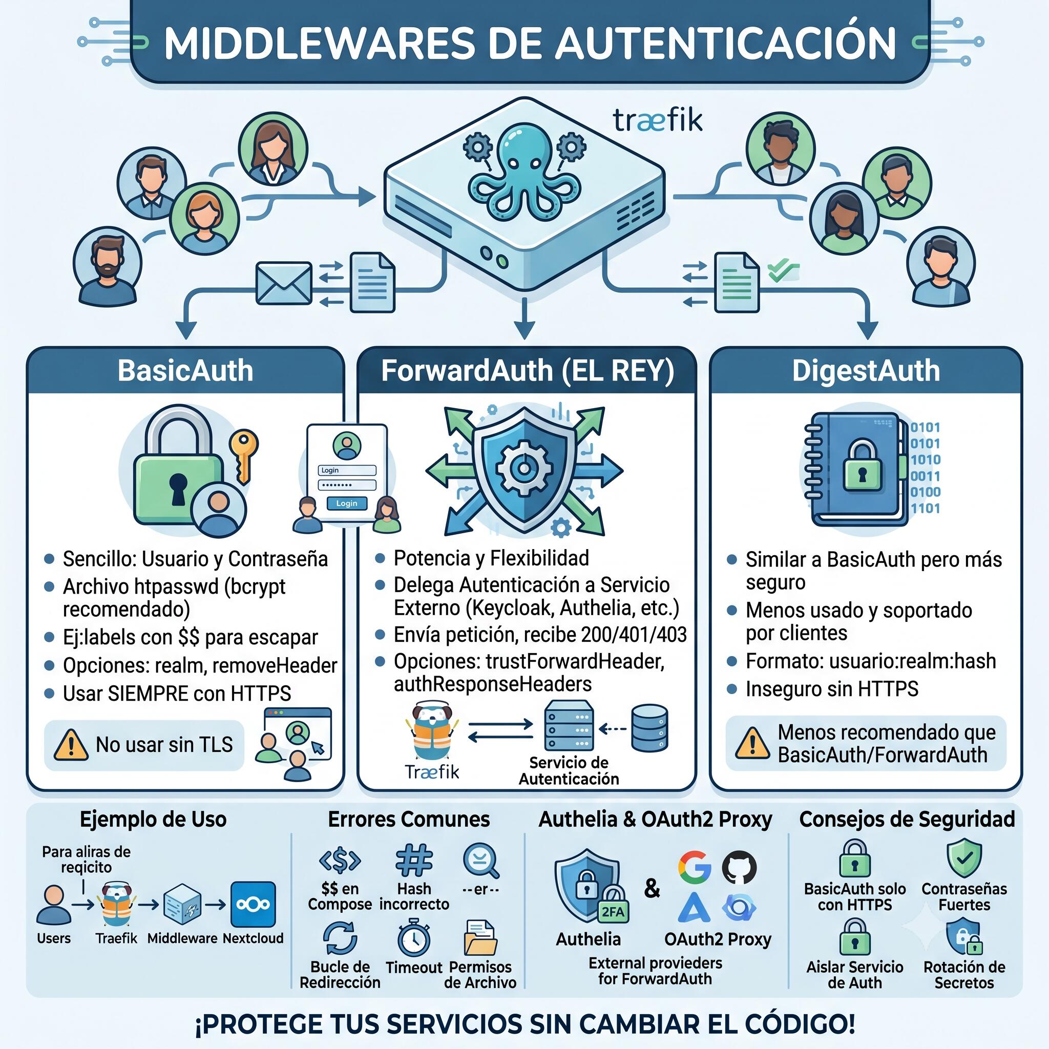 Middlewares de autenticación