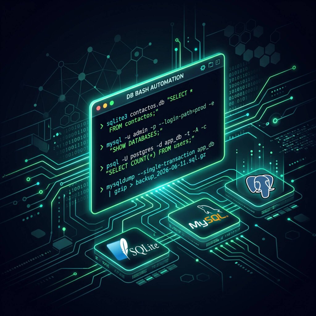 Bases de datos desde Bash