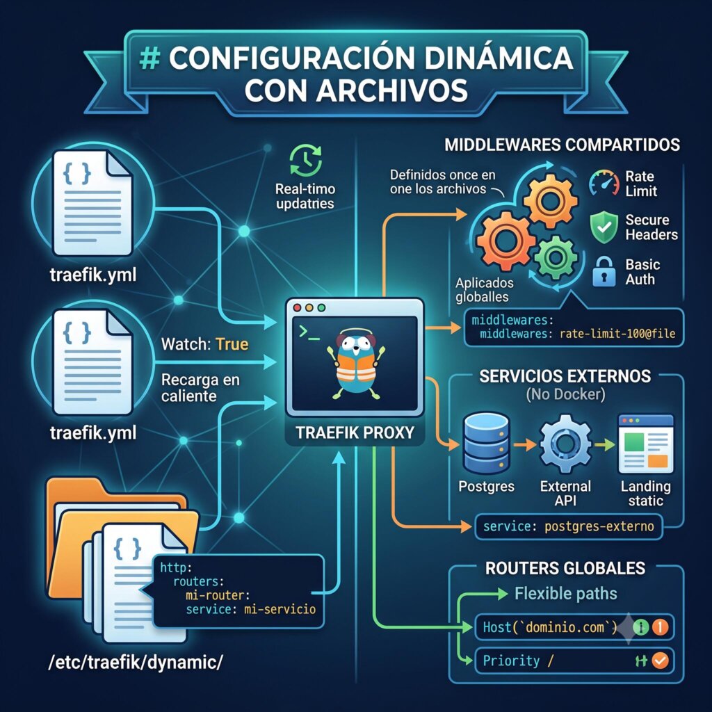 Configuración dinámica en Traefik
