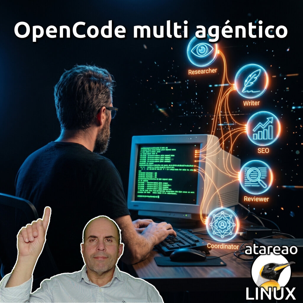 OpenCode como orquestador de agentes