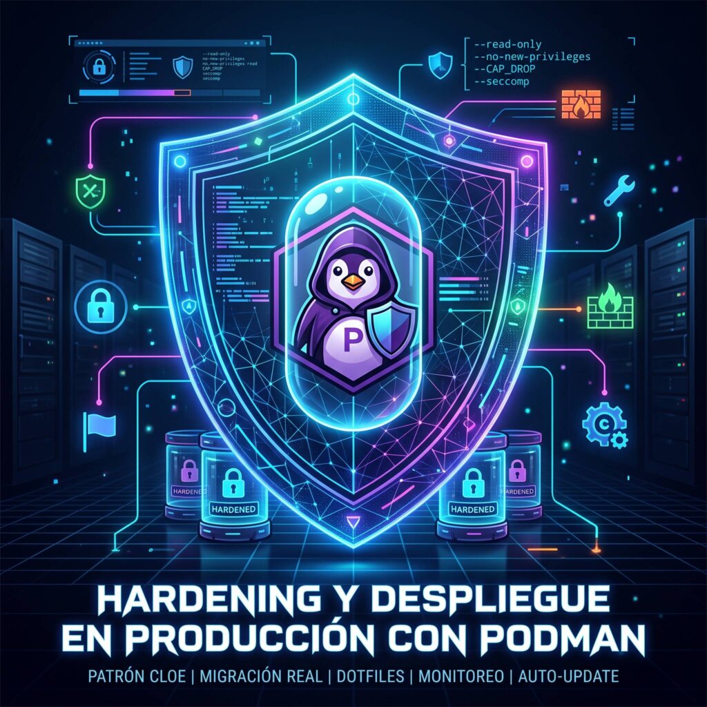 Hardening y despliegue en producción con Podman