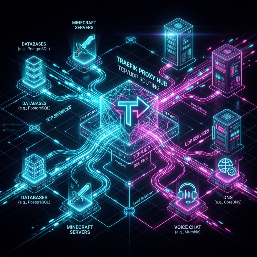 ¿Por qué usar Traefik para TCP/UDP?