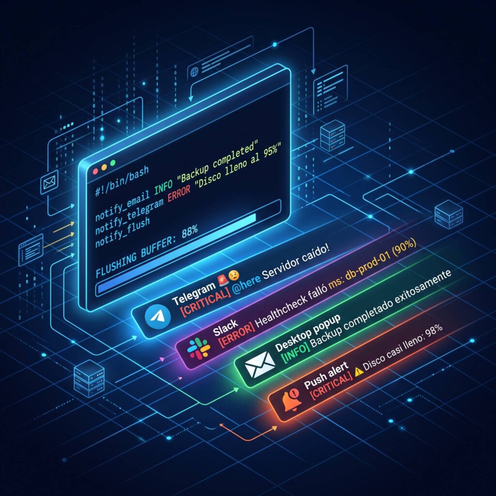 Bash y Notificaciones, alerta desde Scripts