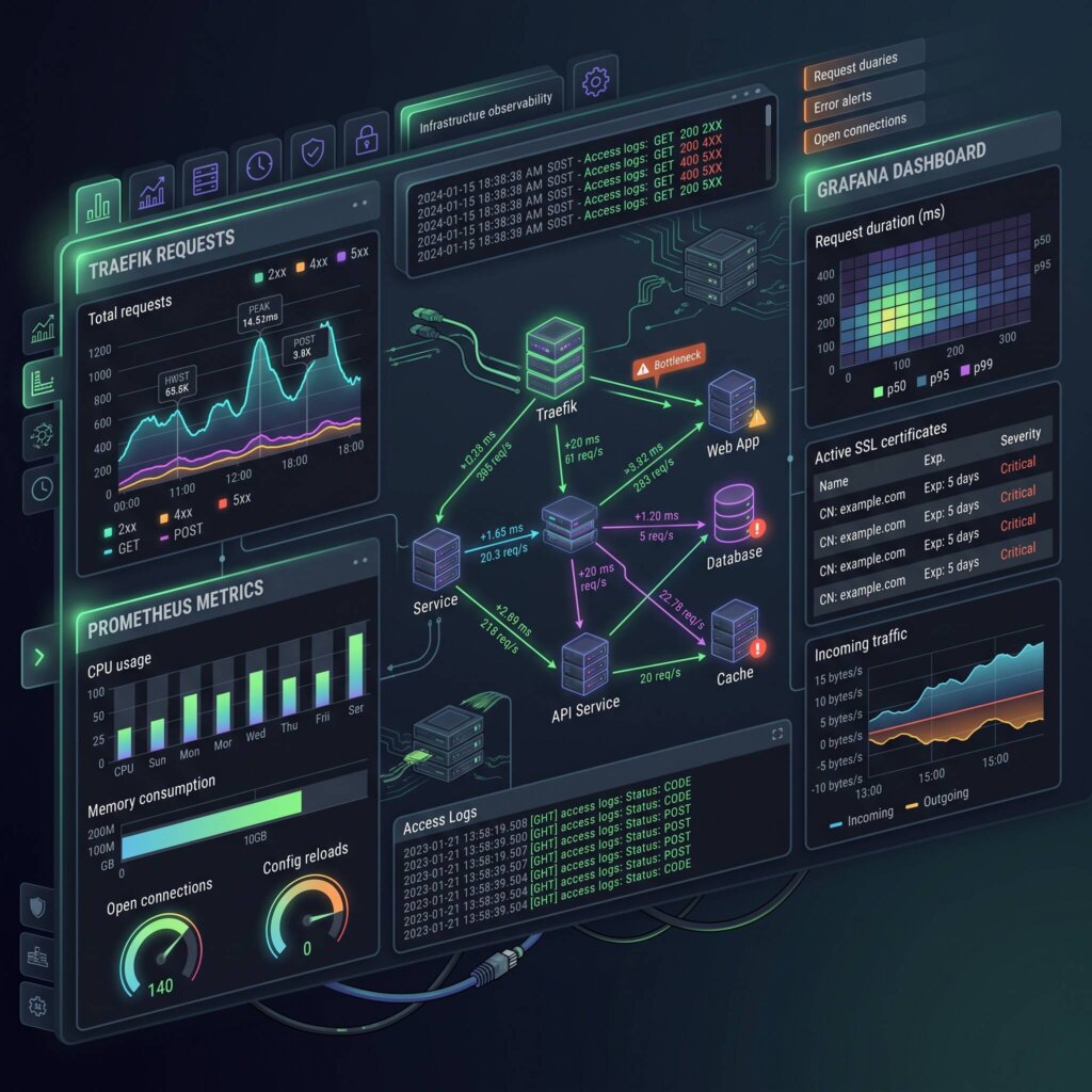 Monitorizando Traefik